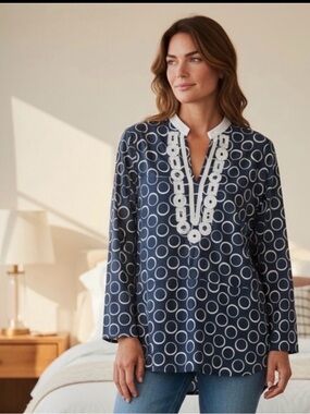 Michael Kors Navy Tunic size L